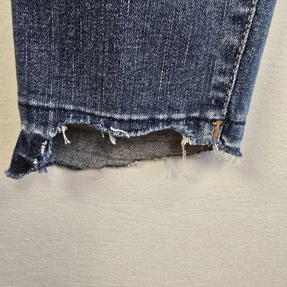 Madewell 10" High-Rise Skinny Jeans: Drop Step-Hem Edition Size 24 Tall NWT - Picture 8 of 16